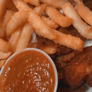 Spicy kutulayti Tenders With Fries